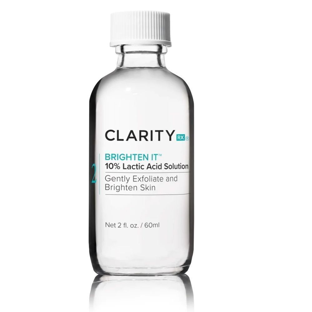 Clarity RX Brighten It 10% Lactic Acid Solution great for dull or rough skin NEW